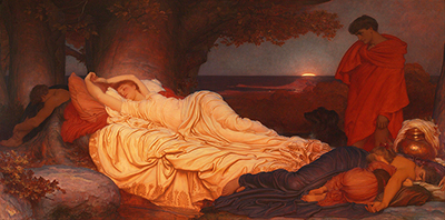 Cymon and Iphigenia Frederic Leighton